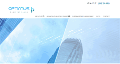 Desktop Screenshot of optimusbusinessplans.com