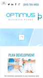 Mobile Screenshot of optimusbusinessplans.com
